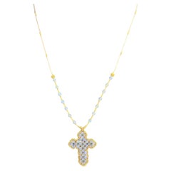 Beaded Cross-1 Necklace
