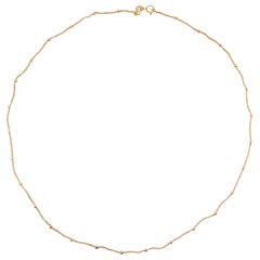 Beaded Curb Chain, 14 Karat Solid Yellow Gold, Best Selling Gold Chain, 14 Karat