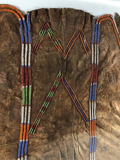 Beaded Native American Hide Dress, Late 19th Century