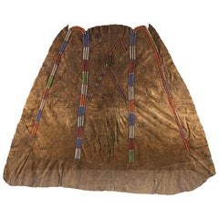 Beaded Native American Hide Dress, Late 19th Century