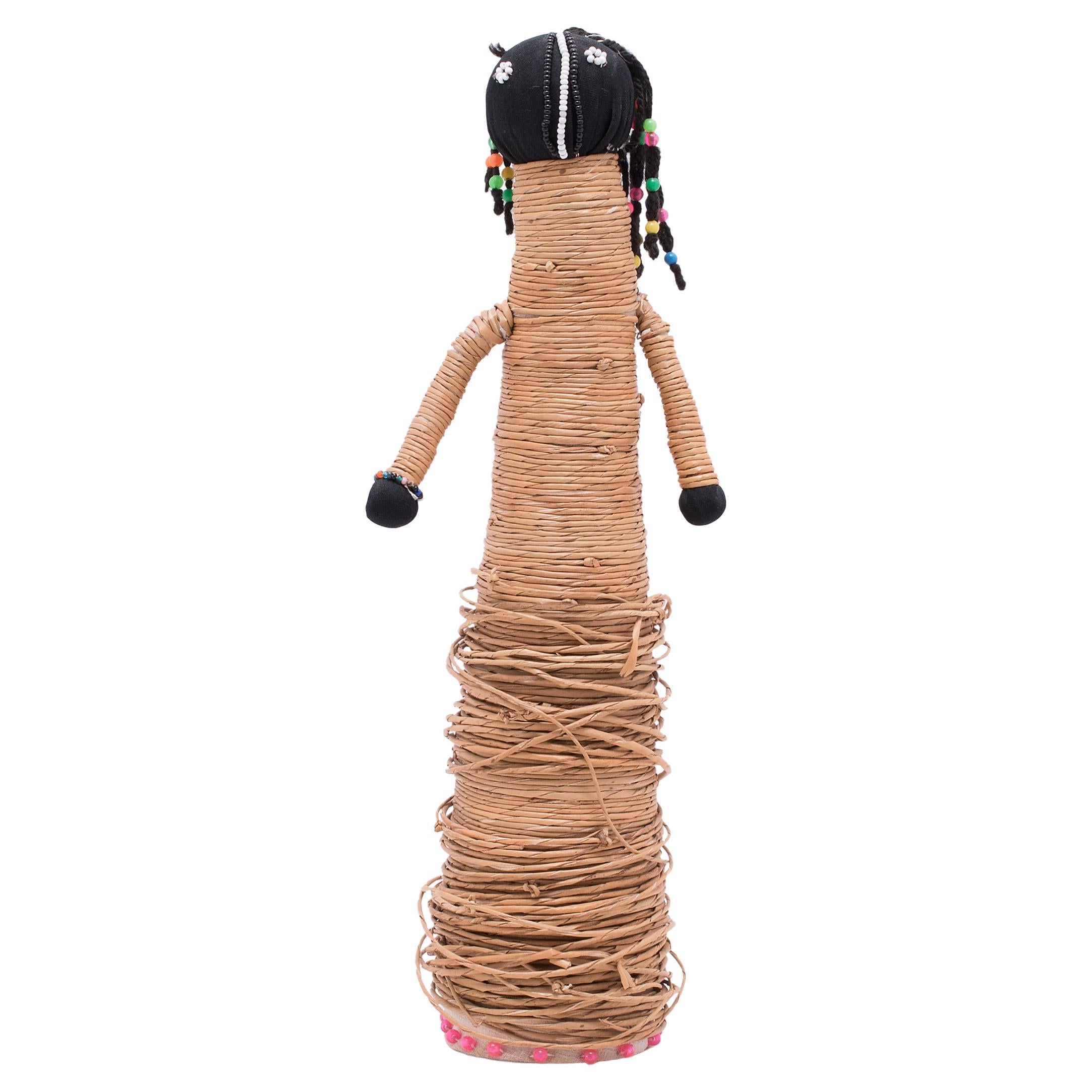Muñeca ceremonial ndebele con cuentas