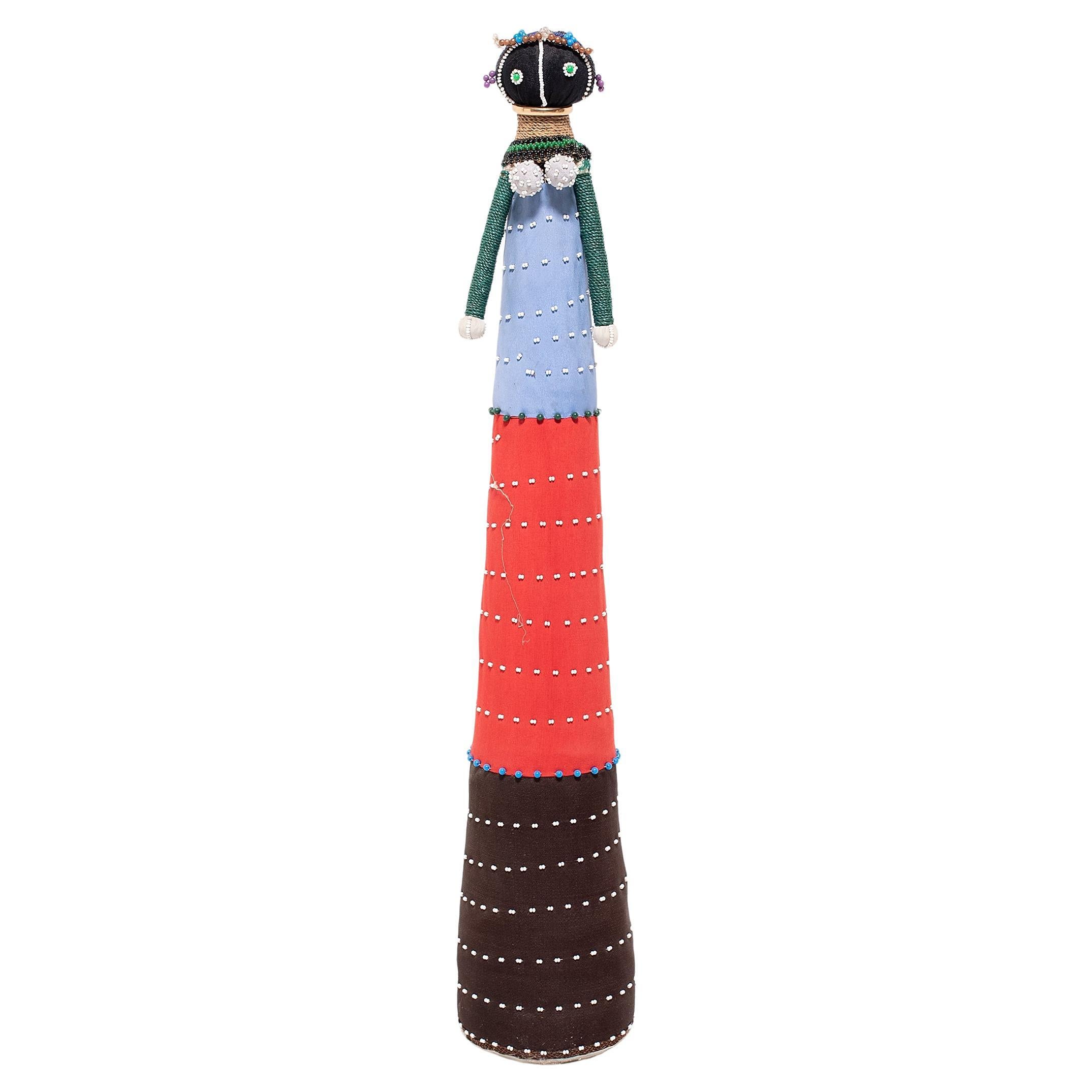 Beaded Ndebele Ceremonial Doll For Sale