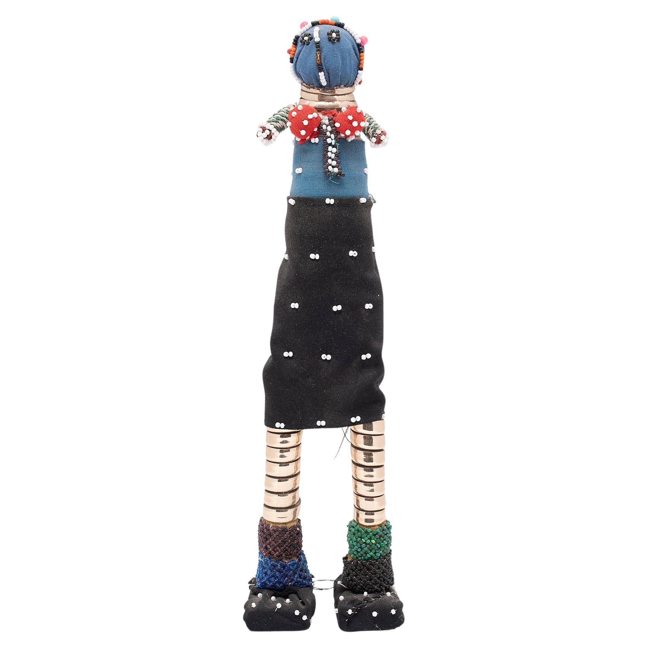 Perlenbesetzte Zeremonielle Ndebele-Puppe