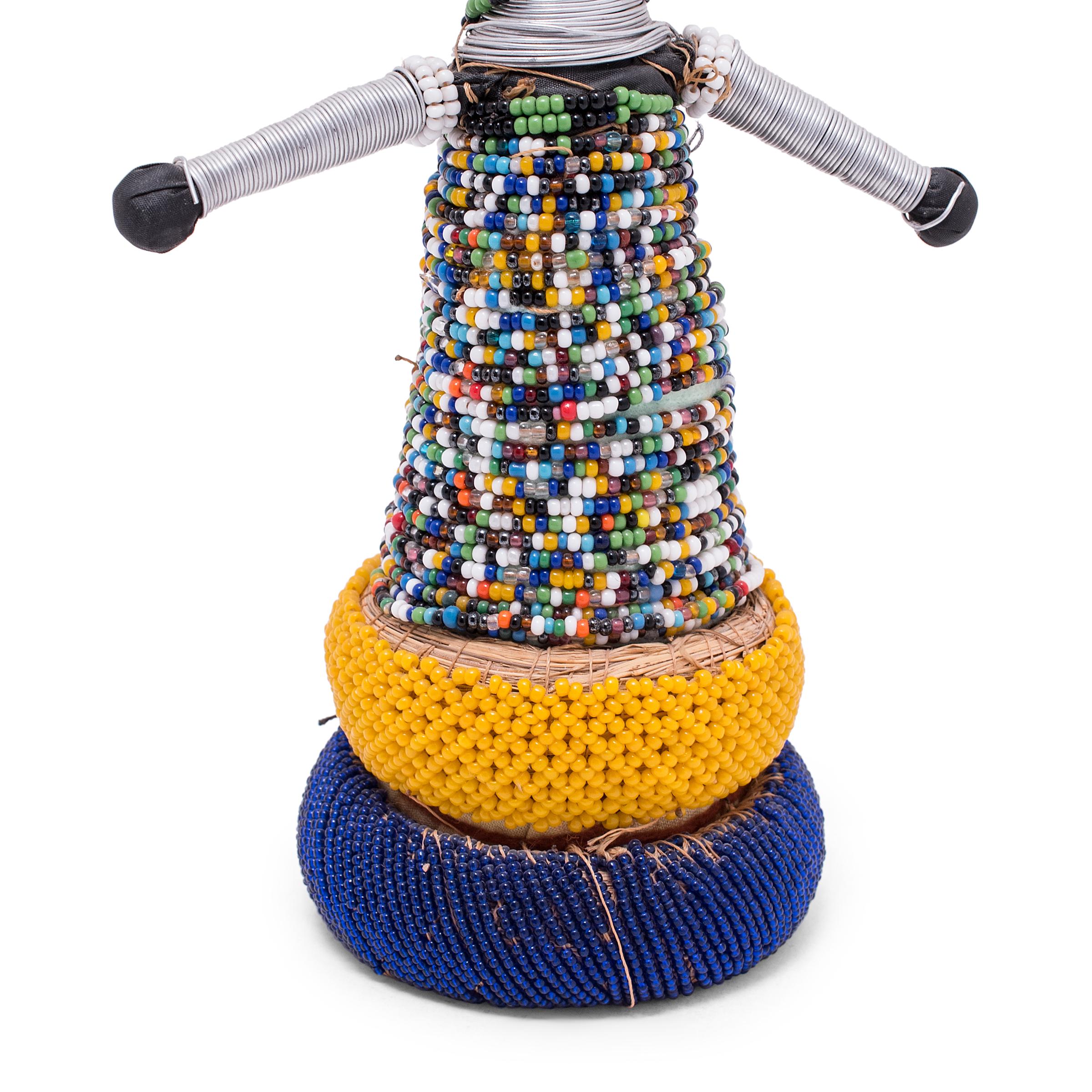 Folk Art Beaded Ndebele Fertility Doll