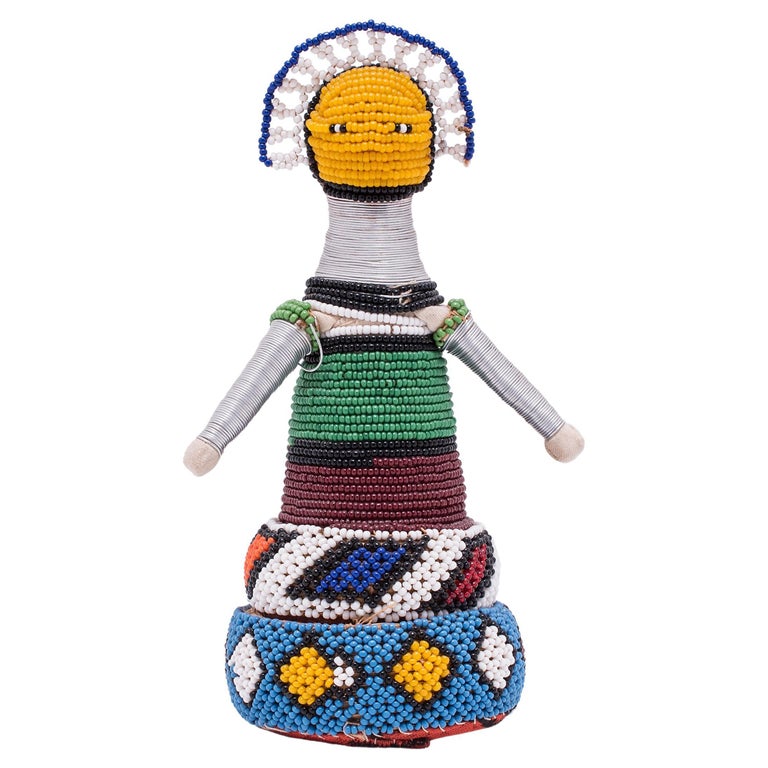 Beaded Ndebele Fertility Doll For Sale