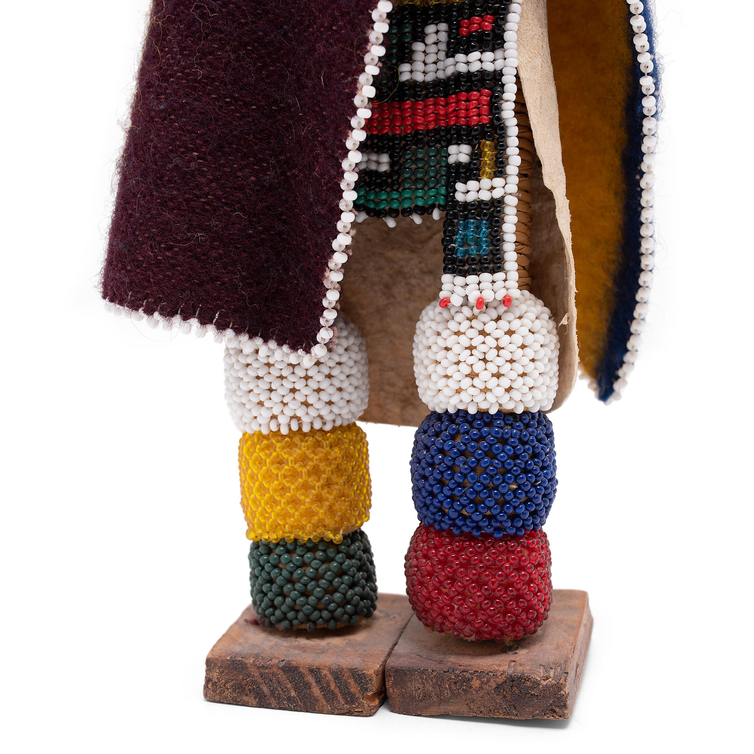 Beaded Ndebele Initiation Doll In Good Condition For Sale In Chicago, IL