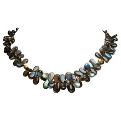 Beaded Necklace of Madagascar Labradorite