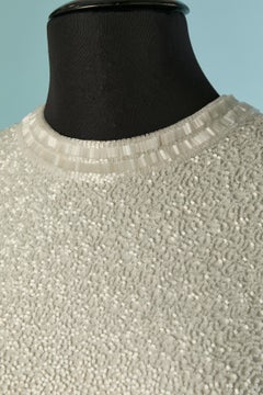Beaded off-white top Circa 1930's