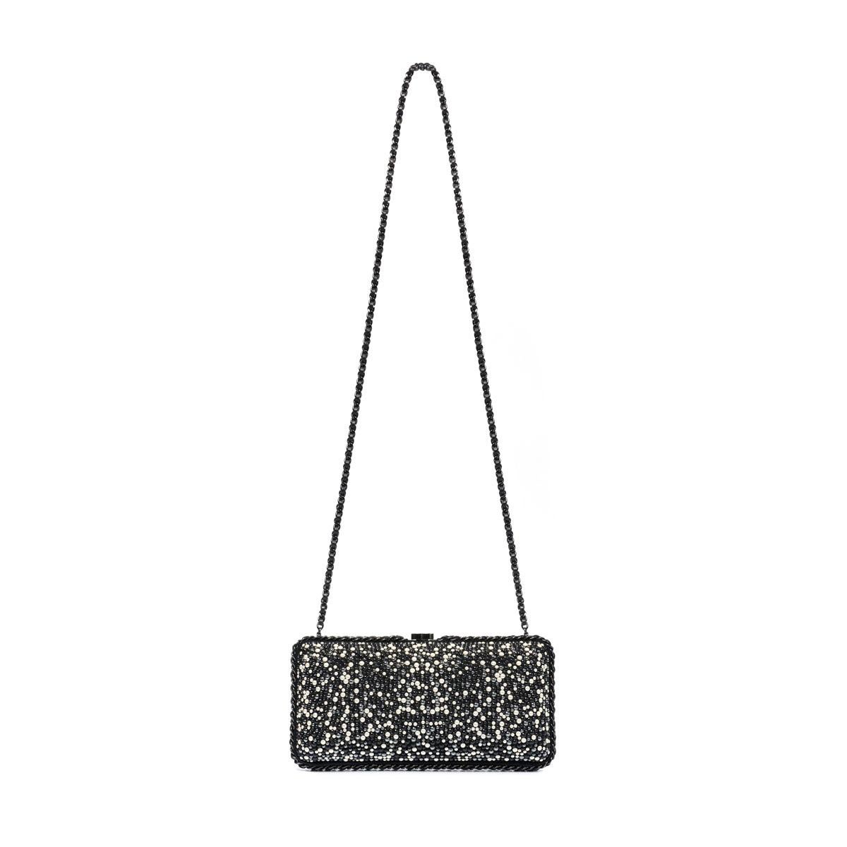 Beaded Pearl Clutch In Excellent Condition For Sale In London, GB