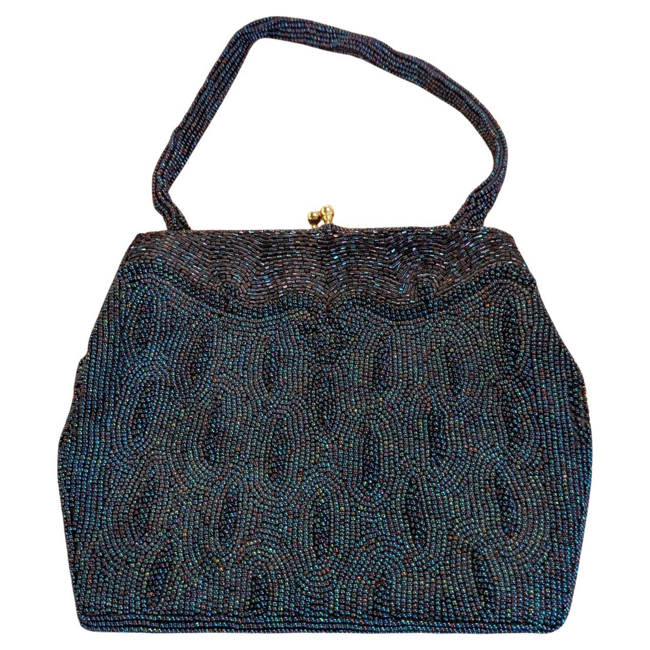 Handtasche mit Perlen im Angebot