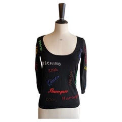 Beaded Silk Moschino Jeans Top