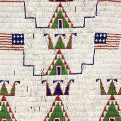 Beaded Sioux Patriotic Vest