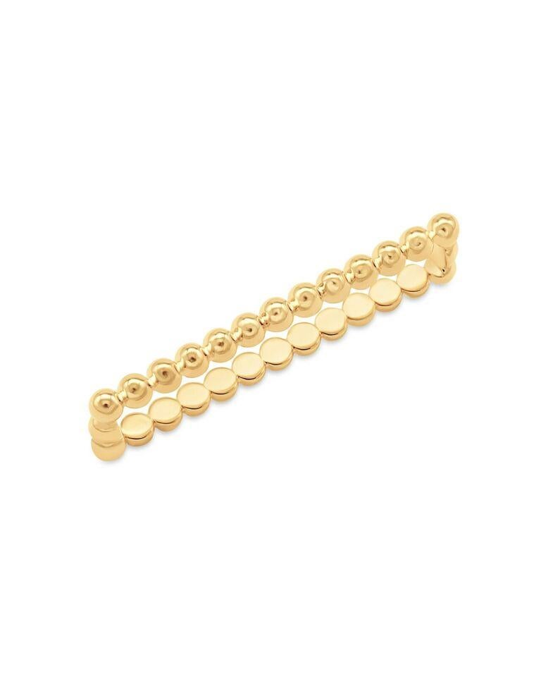 Breloque de bracelet de montre intelligente en perles 14k or massif Bracelet de montre Accessoires Cadeau Neuf - En vente à Chicago, IL