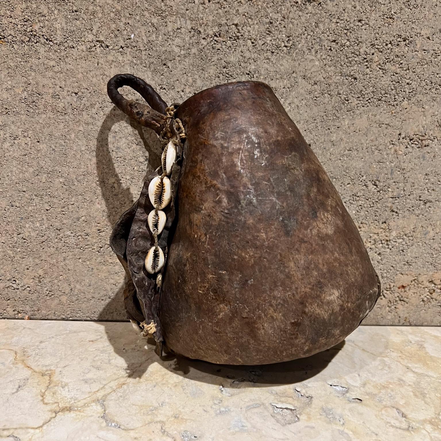Beaded Tribal Drink Vessel Leather Milk Jug 2 African Arts For Sale 1