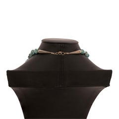 Beaded Turquoise Nugget Necklace