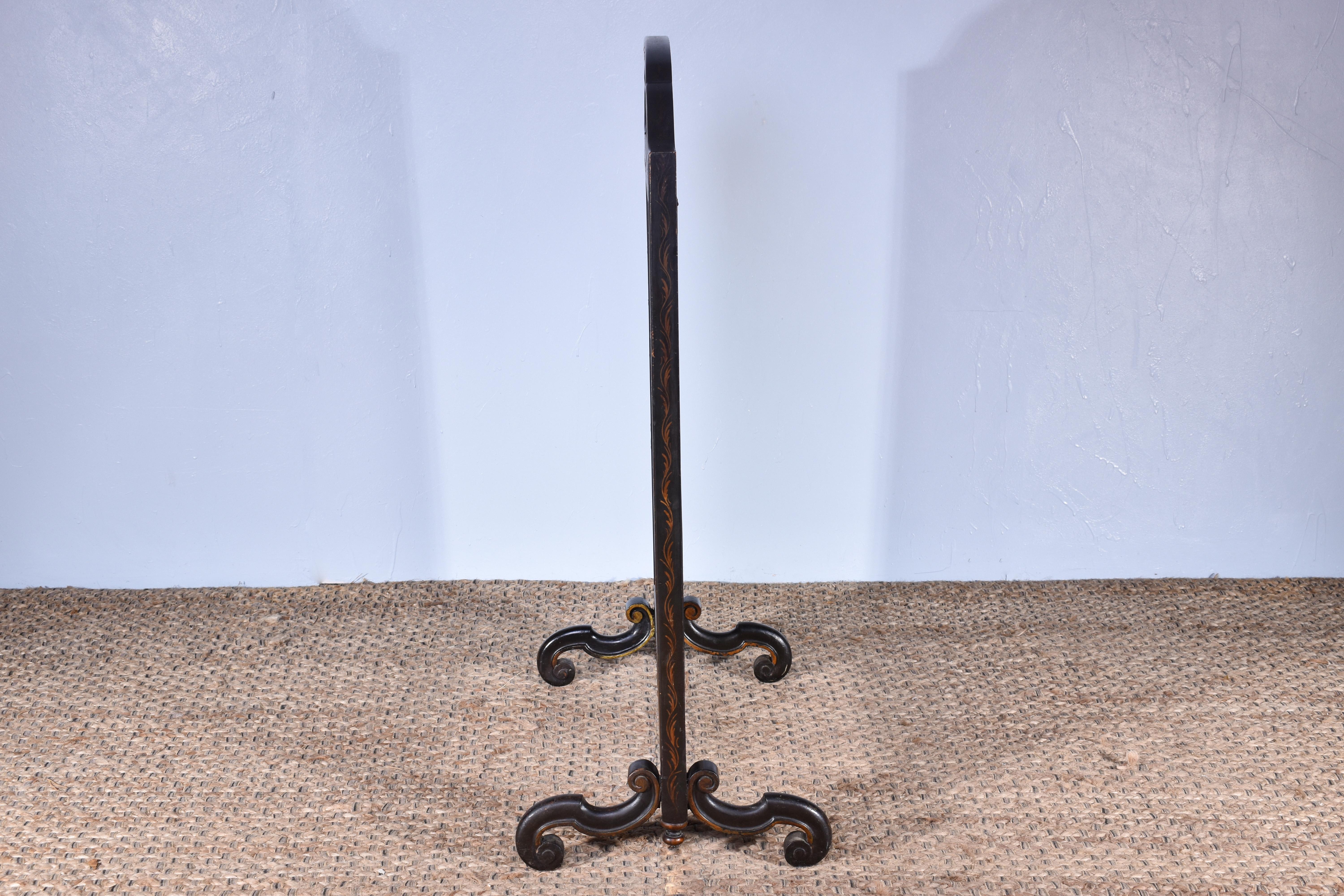 20th Century Beadwork Fire Screen For Sale