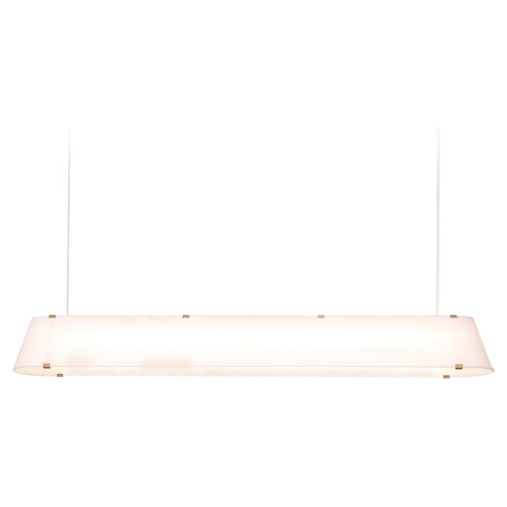 Beam Pendant 46 in Opal by Ravenhill Studio For Sale