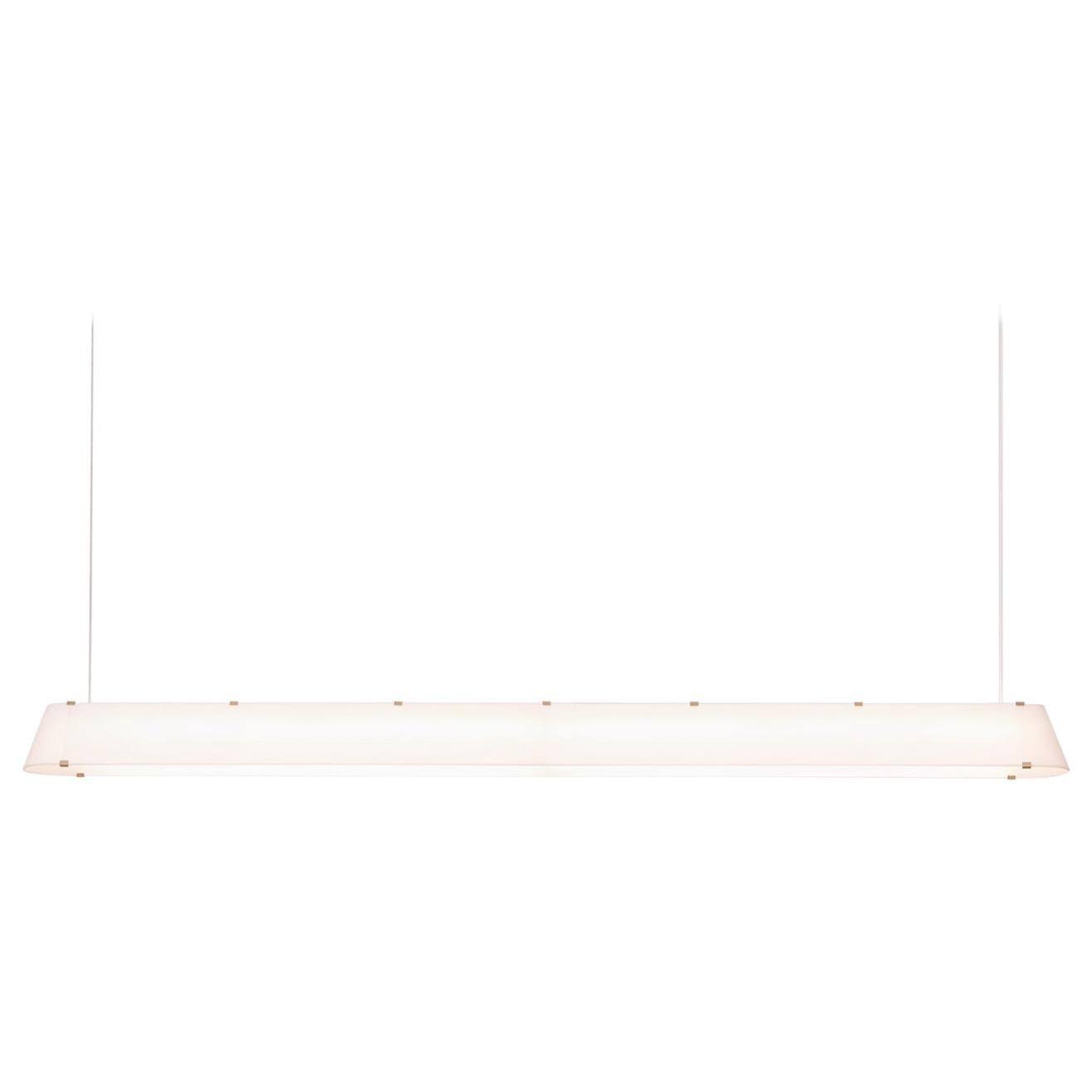 Beam Pendant 84 in Opal by Ravenhill Studio For Sale