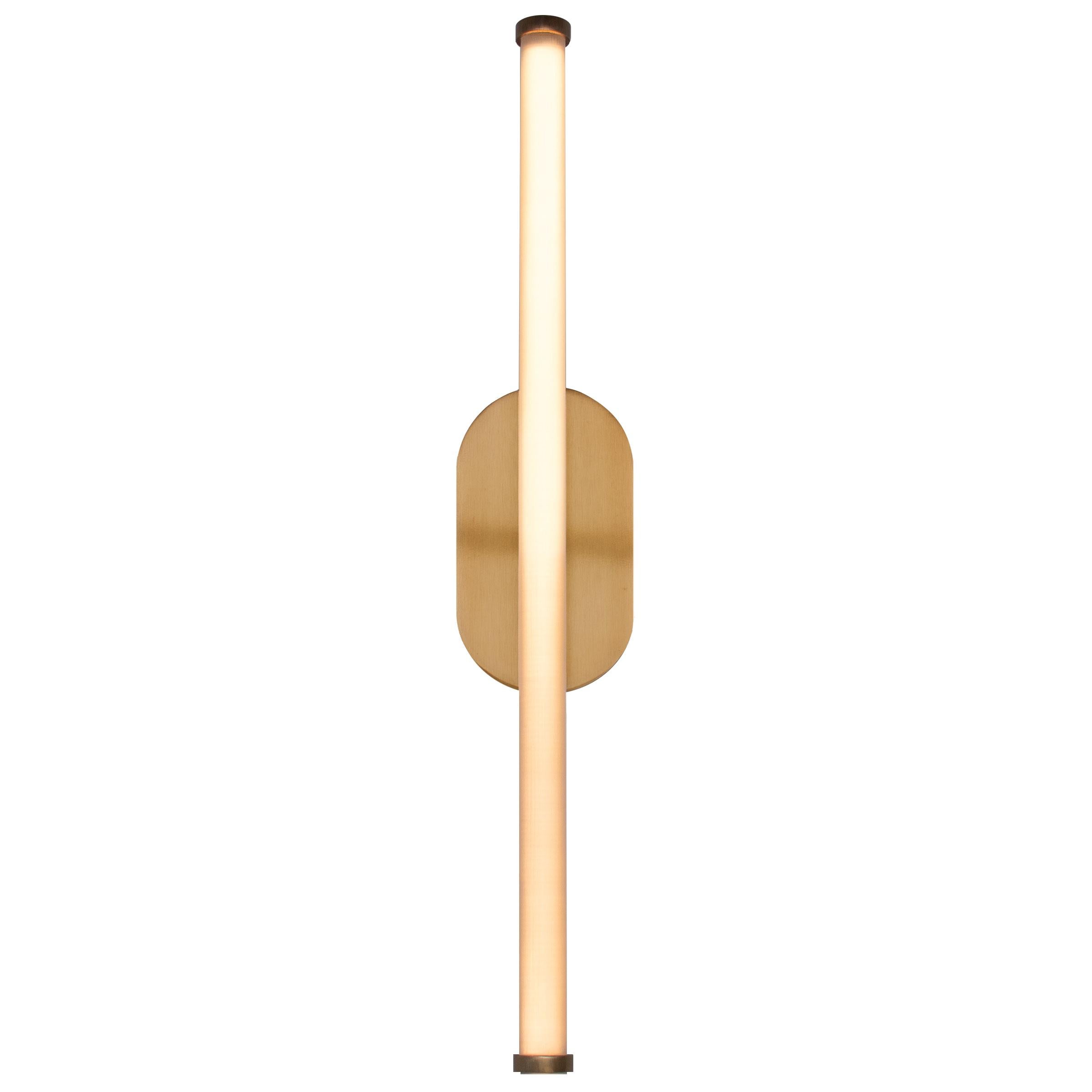 Beam Wall Sconce, 26inch, Westwood Brass For Sale