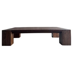 Beam XL Walnut Stain Reclaimed Elm Wood Coffee Table