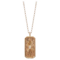 Beaming Up Charm in 14K Gold & Diamond by Anastassia Sel Jewelry