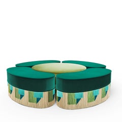 Bean Couture Geometric Bench