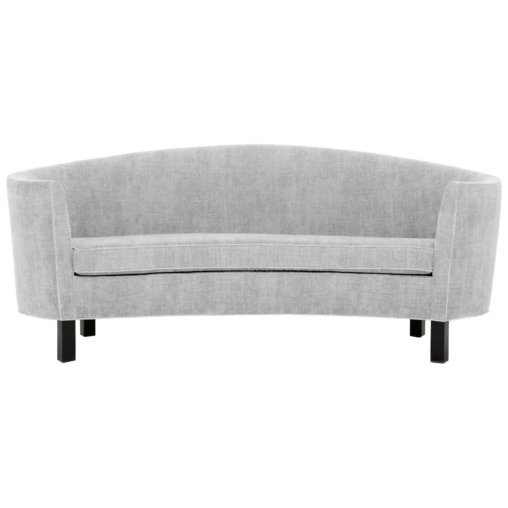 Bean Upholstered Sofa in Wool, Vica designed by Annabelle Selldorf