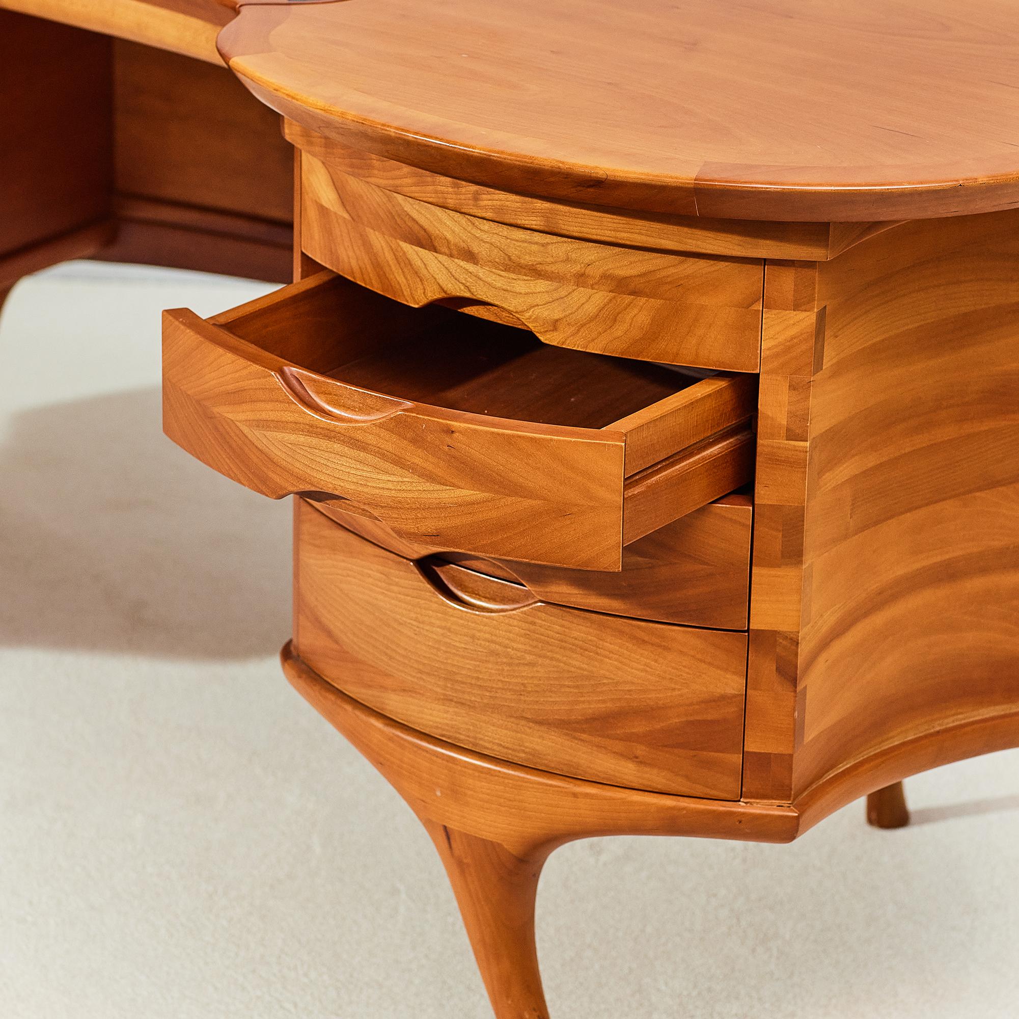Contemporary Bean Writing Desk by Ceccotti Collezioni, Italy, 2000