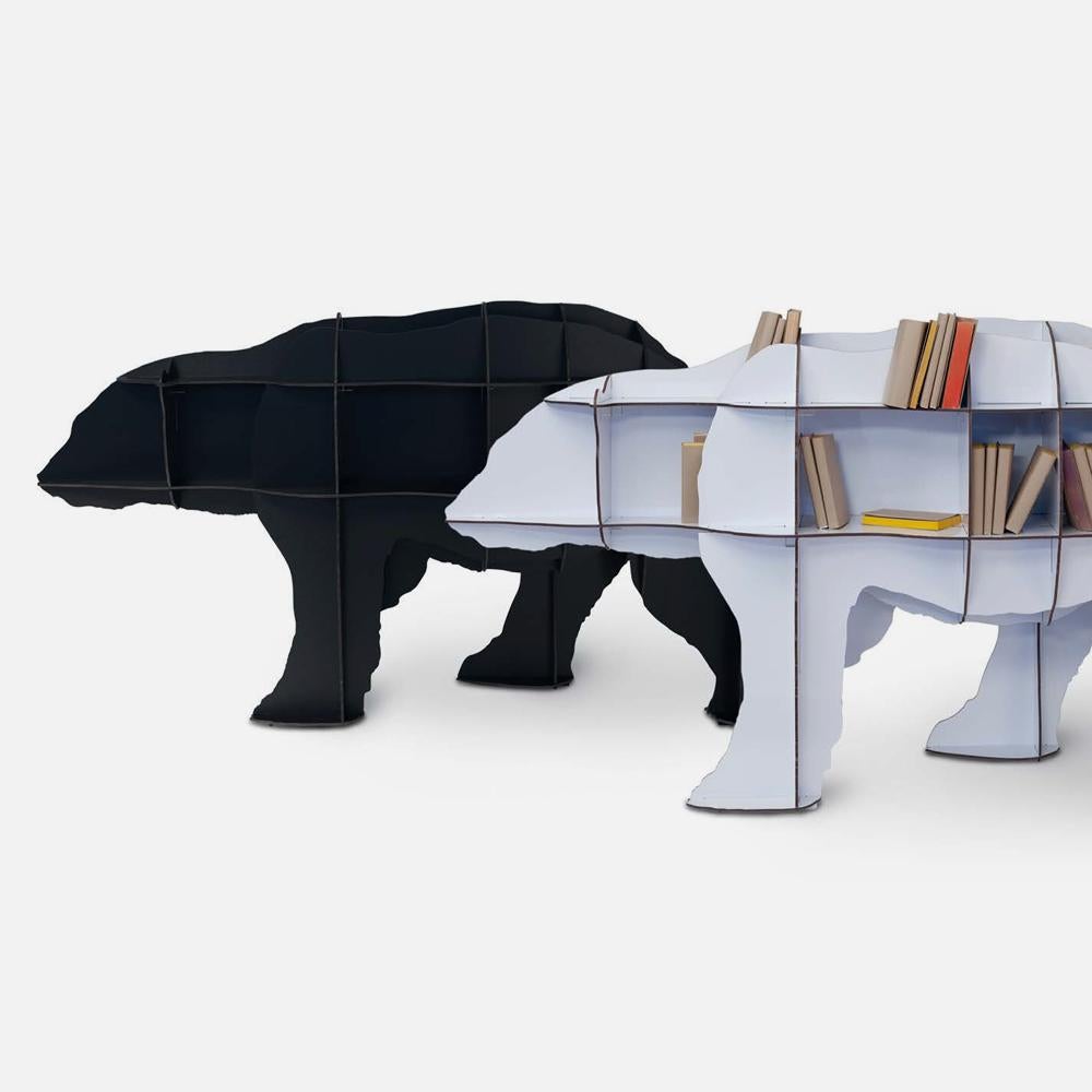 French Bear bookshelf - Black JUNIOR For Sale