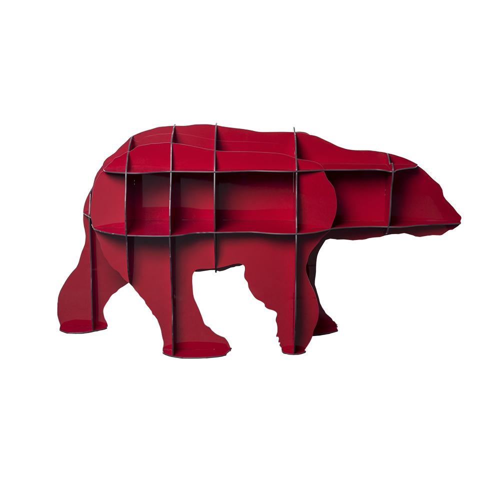 French Bear bookshelf - Red JUNIOR For Sale