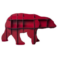 Bear bookshelf - Red JUNIOR