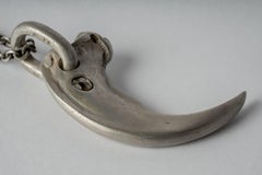 Bear Claw Necklace Redux (0.4 CT, CHUNKY Diamond Slab, DA+DIA)