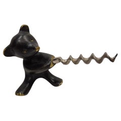 Tire-bouchon en forme d'ours de Walter Bosse, am designs pour Herta Baller, Vienne, 1960