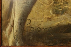 "Bear Dogs" Henry Rankin Poore Lithograph, Early 20th Century