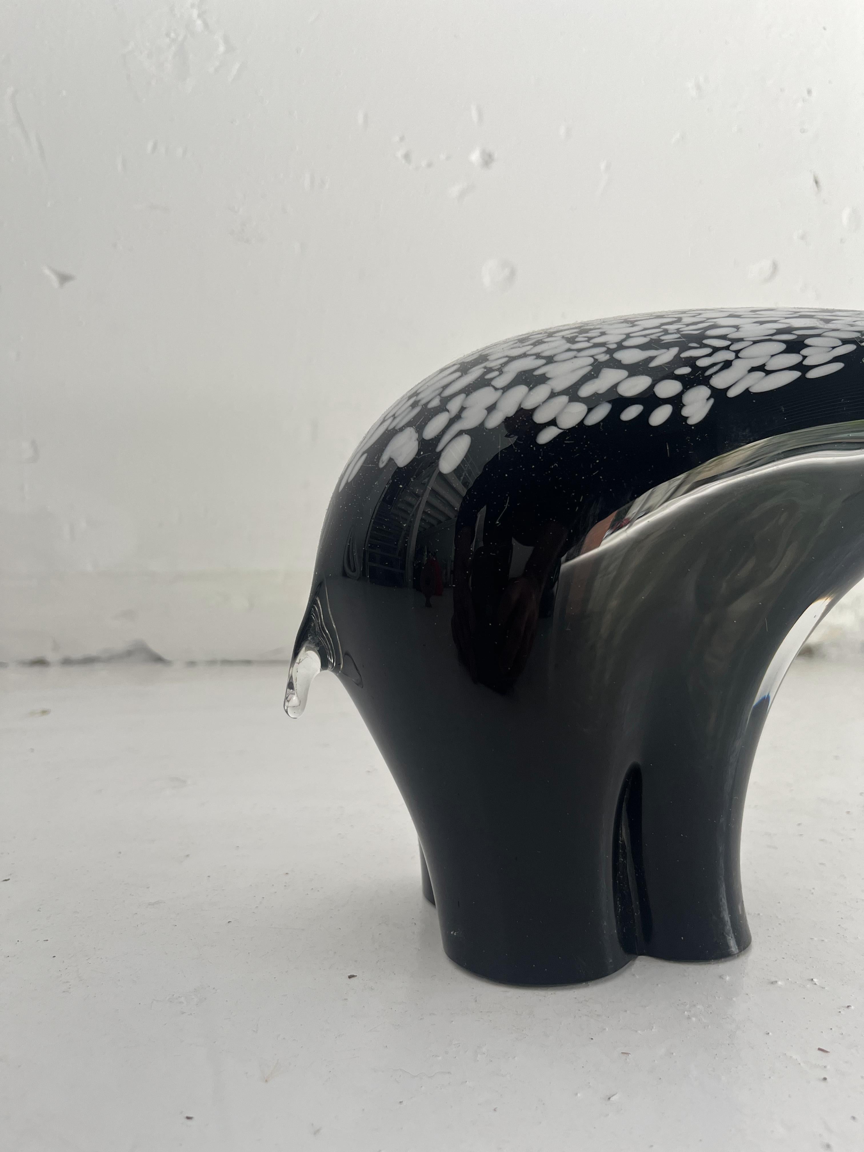 Bear figure - the Sommerso glass crafts For Sale 2