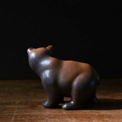 Bear Figurine in Ceramic by Gunnar Nylund