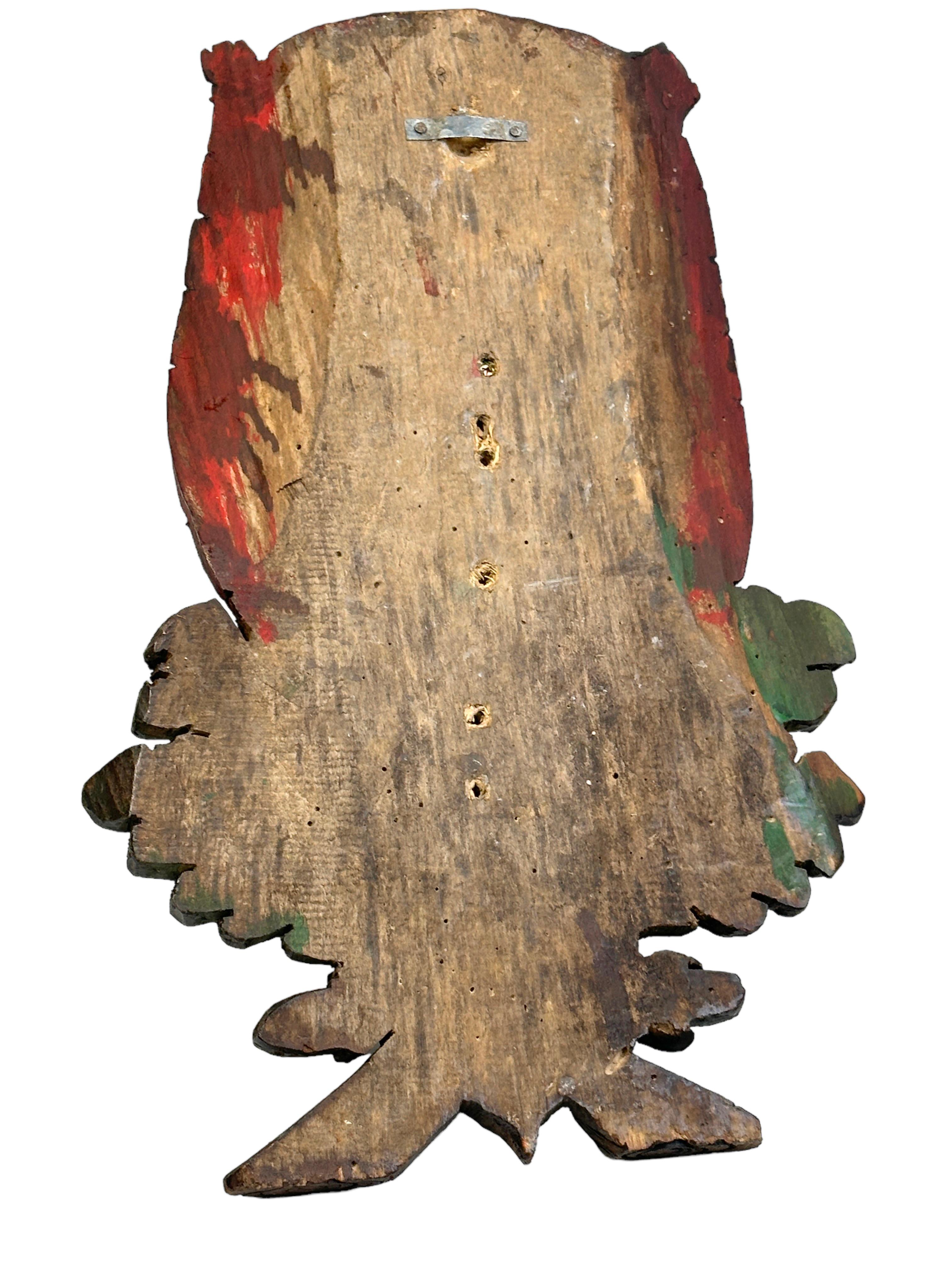 Cabeza de oso Black Forest Trofeo de madera de arte popular tallado a mano, Siglo XIX en venta 1