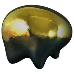 Bear in Gold of the Neo Habitat Sculptural Object By Caspi Ceramics NL