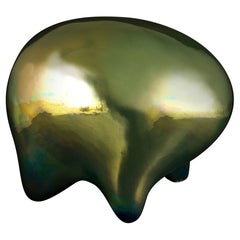 Bear in Green of the Neo Habitat Sculptural Object By Caspi Ceramics NL