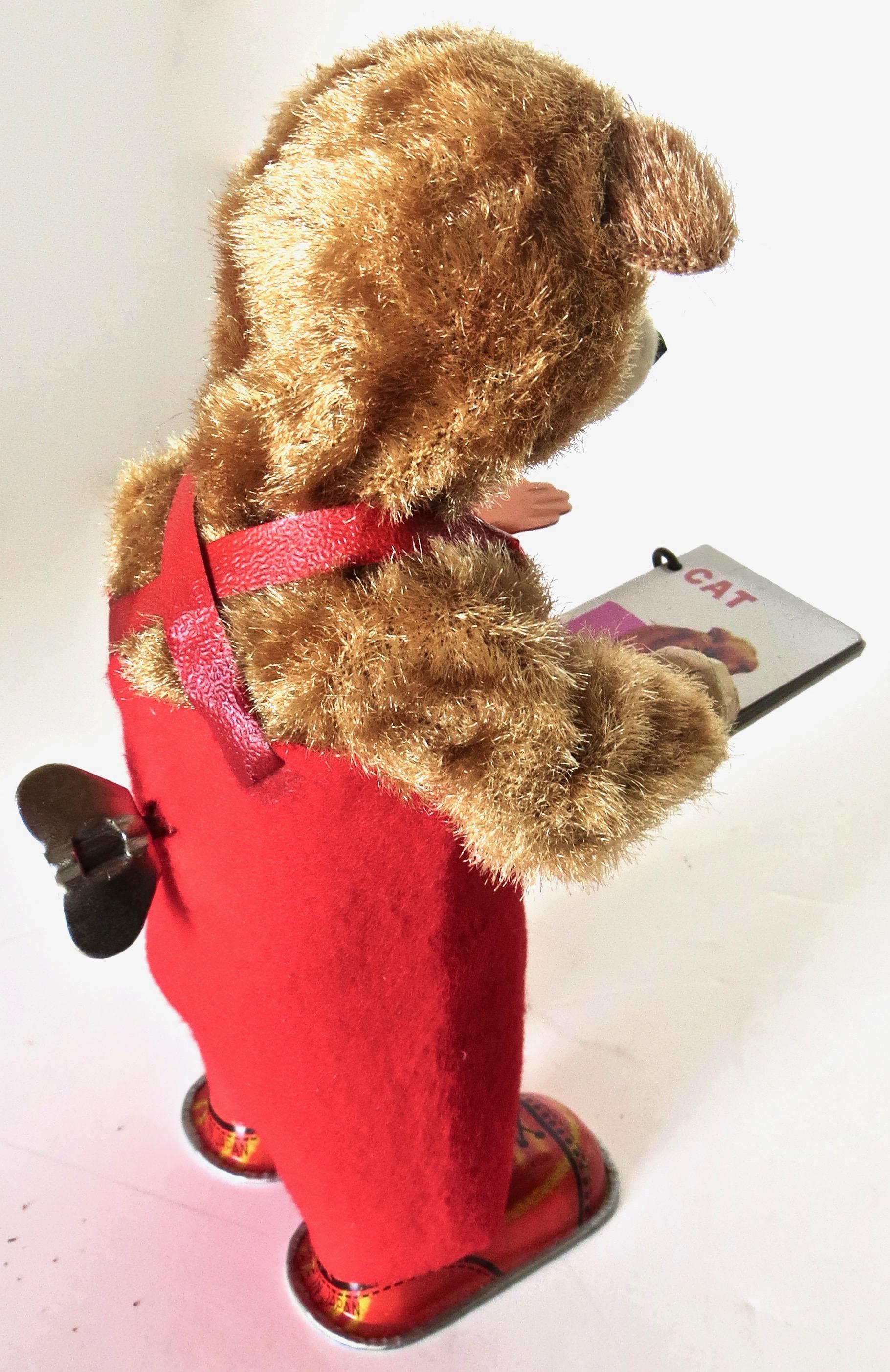 reading bear toy