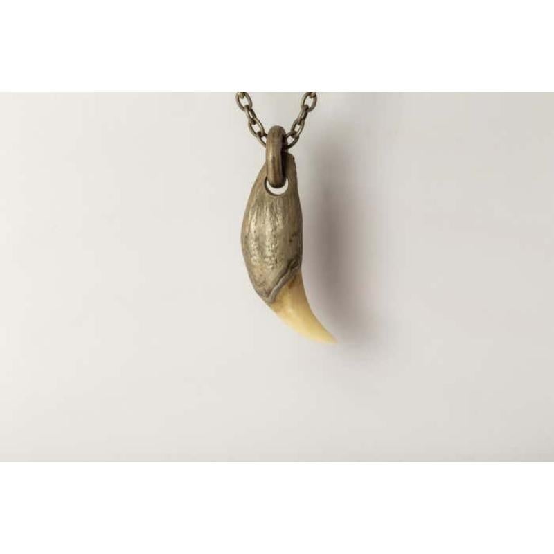 Bear Tooth Necklace Ghost Hybrid (Large, DA+B) In New Condition For Sale In Hong Kong, Hong Kong Island