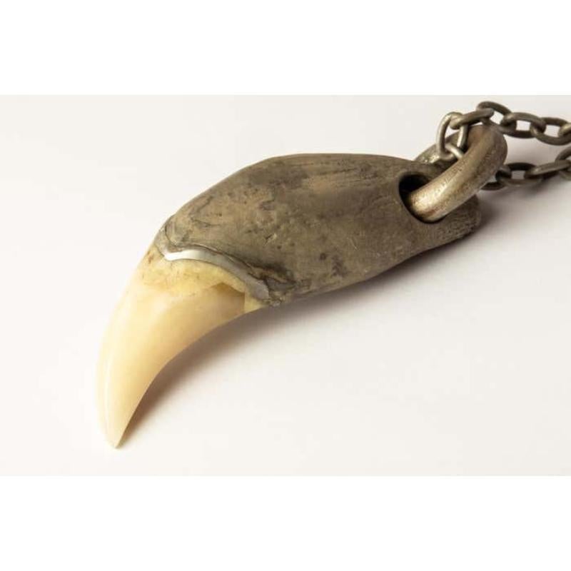 Bear Tooth Necklace Ghost Hybrid (Large, DA+B) For Sale 3