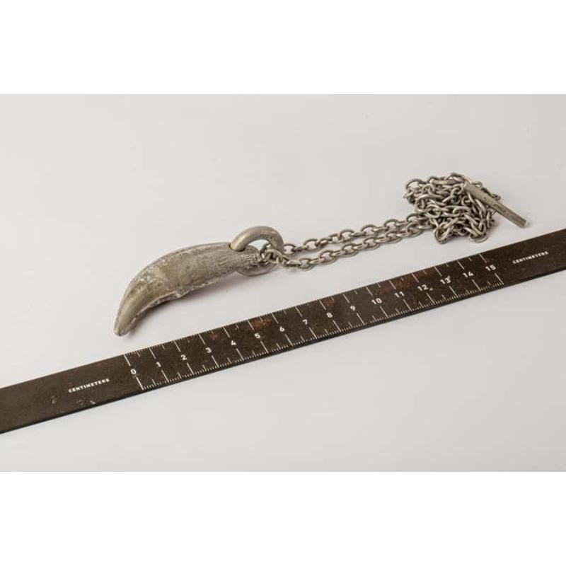 Bear Tooth Necklace (Ghost, var. large, AS+DA) For Sale 1