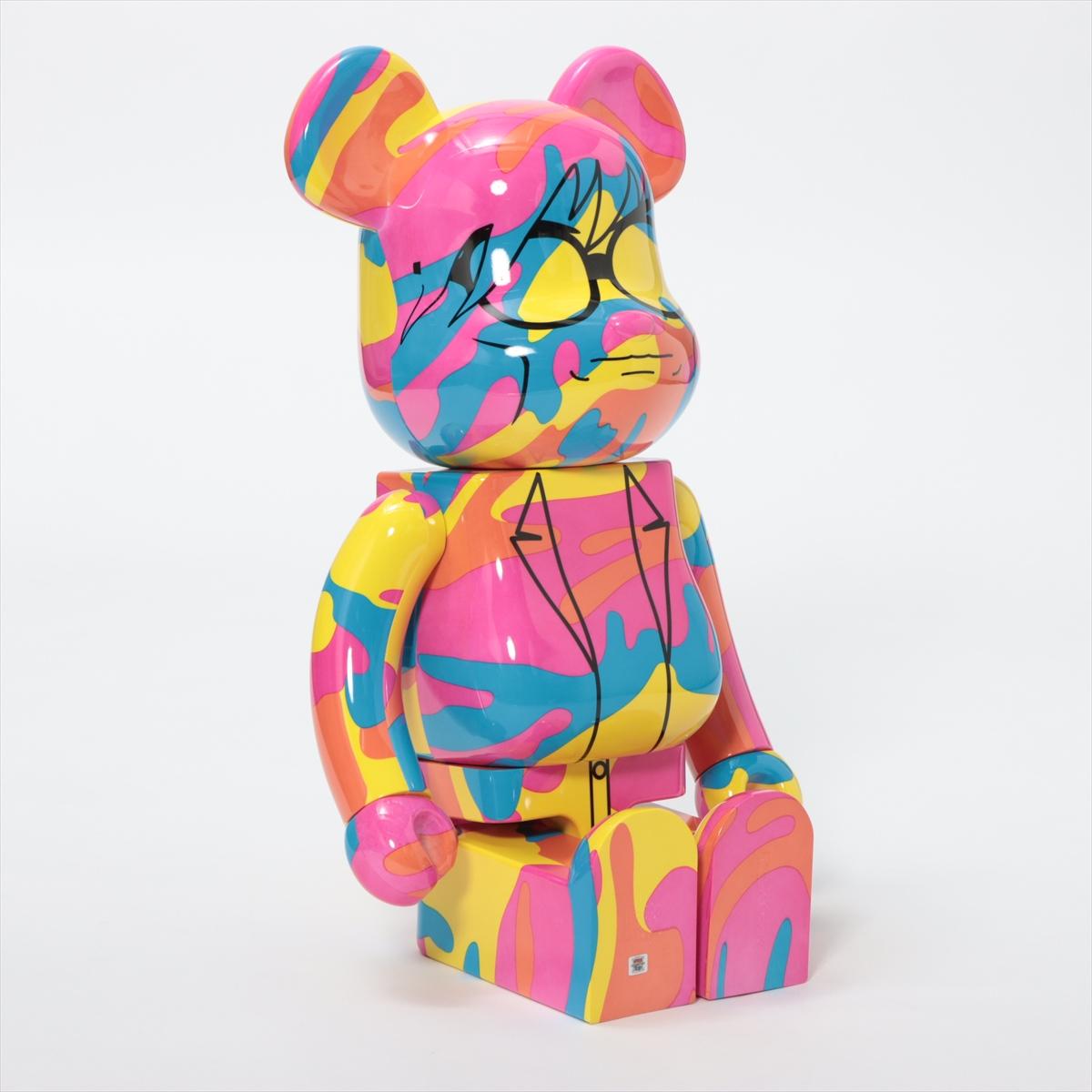 Bearbrick Andy Warhol Special Multicolor 1000% In Good Condition In Indianapolis, IN