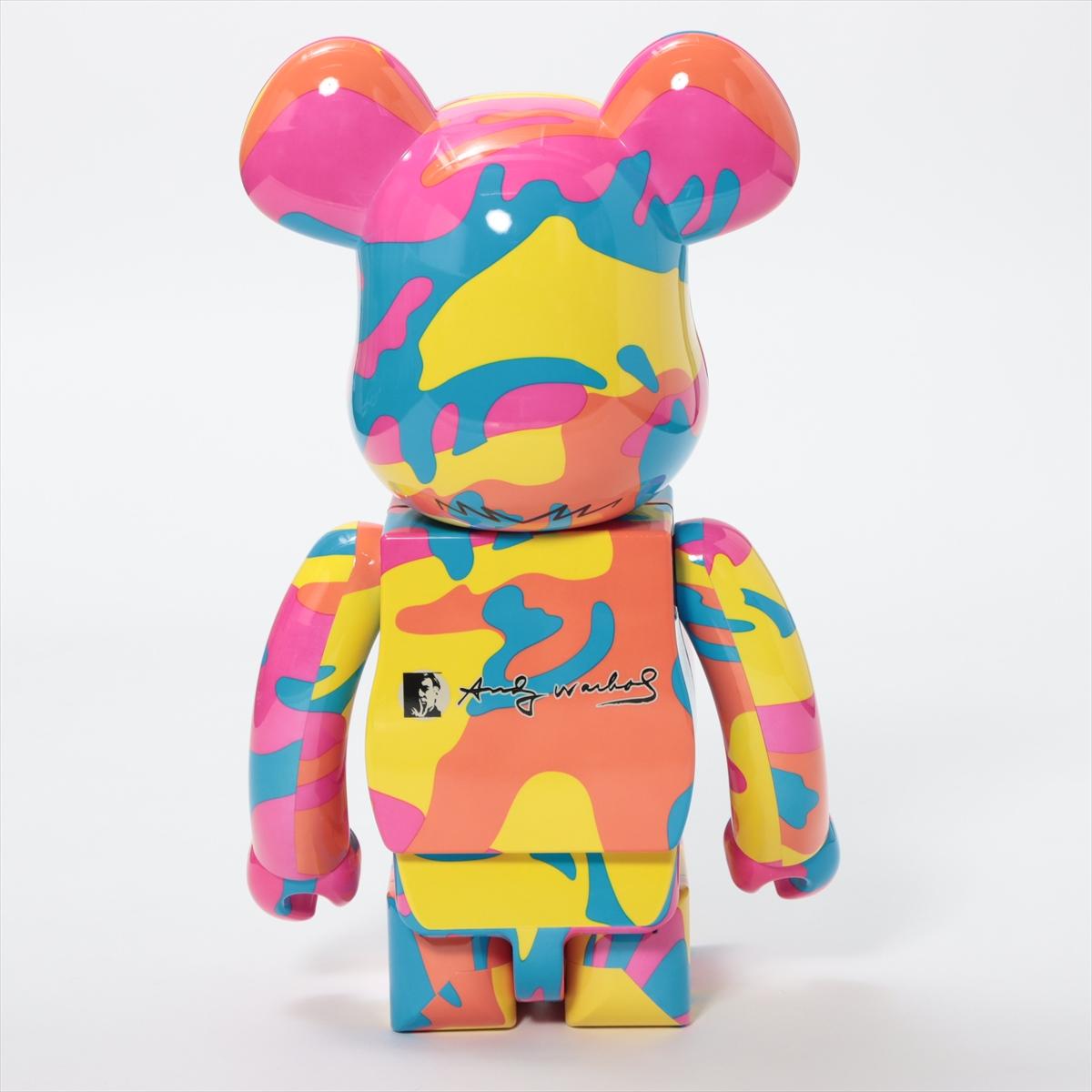 Women's or Men's Bearbrick Andy Warhol Special Multicolor 1000% For Sale