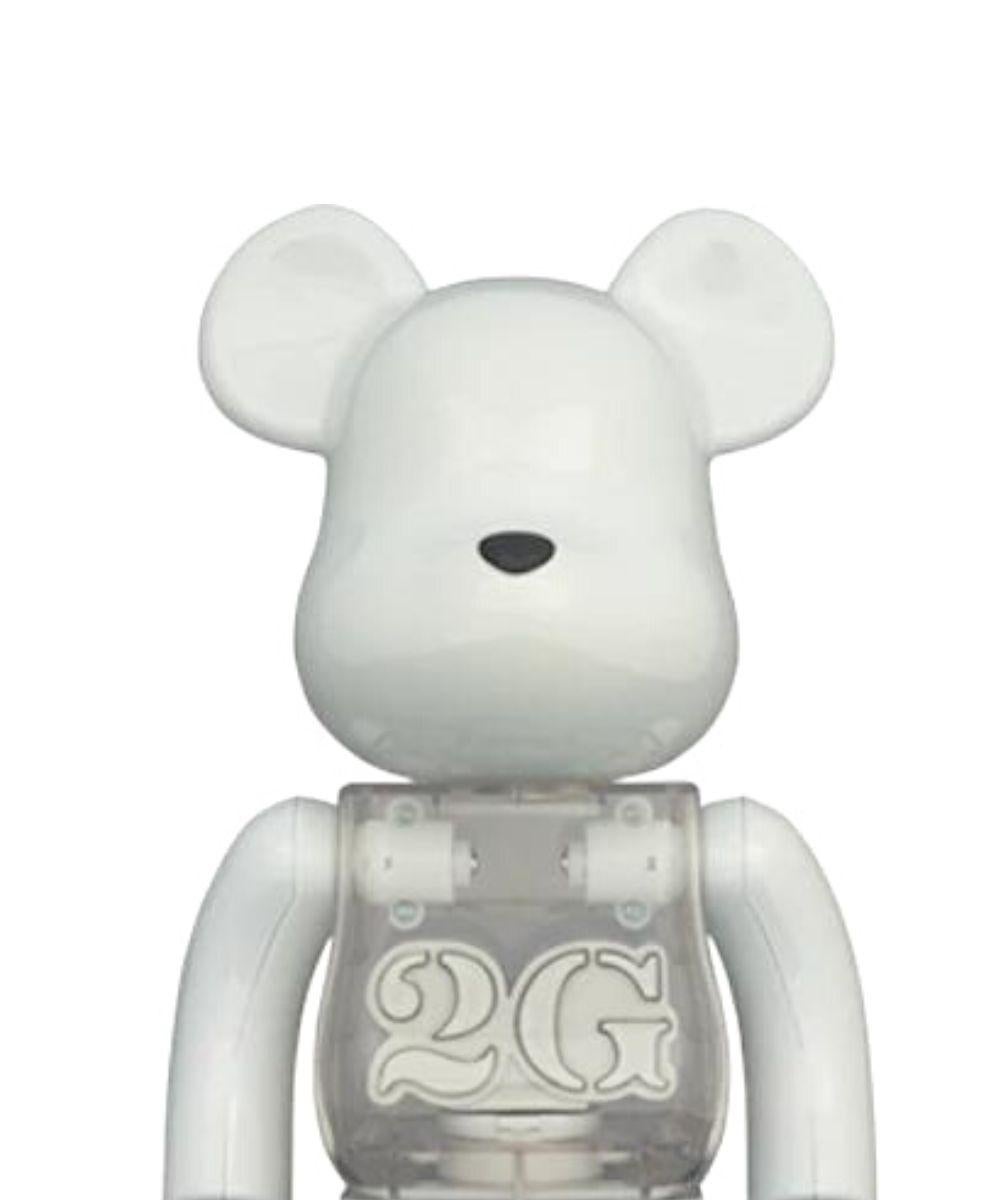 Bearbrick - 100%/400% Bearbrick 2G Exclusive White Chrome For Sale
