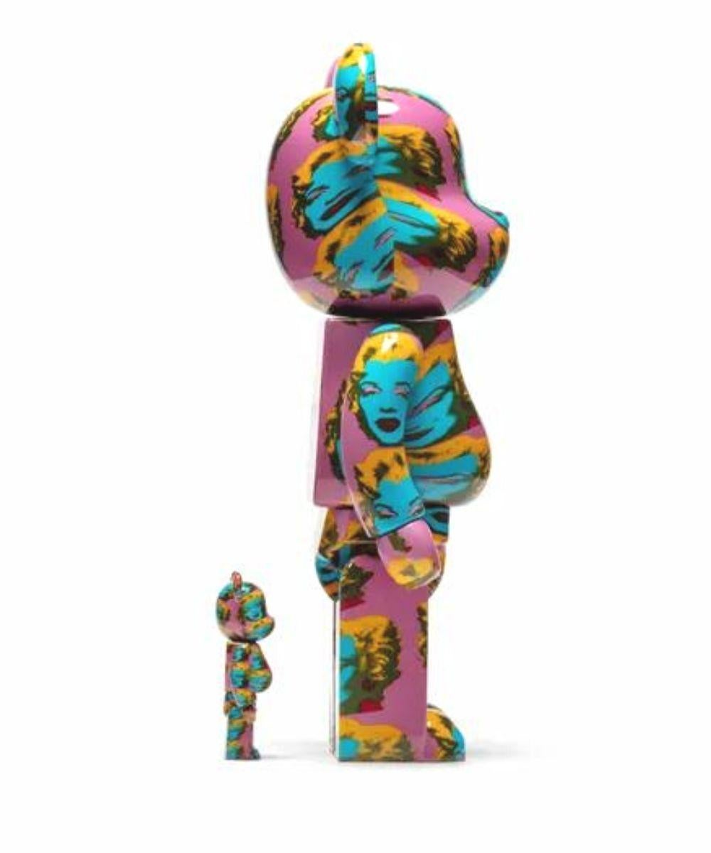 100%/400% Bearbrick Andy Warhol Marilyn Monroe nº 2 en venta 1