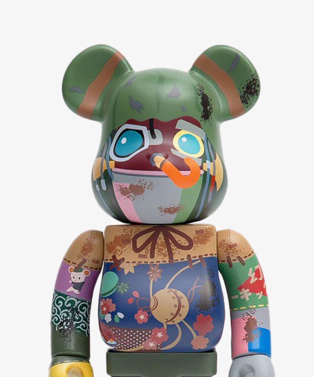 100%/400% Mattone d'orso Poupelle della Città del Camino - Sculpture di Bearbrick