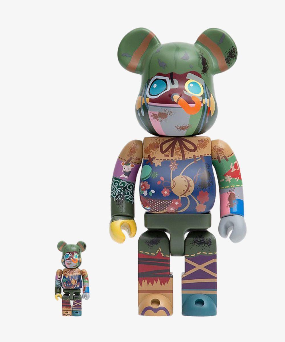 Still-Life Sculpture di Bearbrick - 100%/400% Mattone d'orso Poupelle della Città del Camino