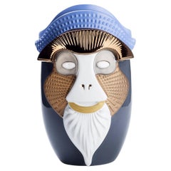 Bearded Ape Vase